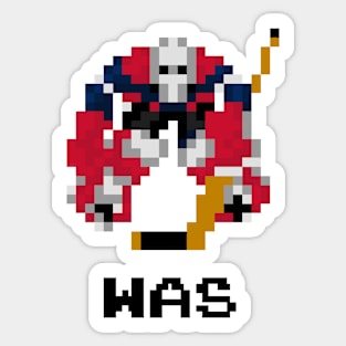 16-Bit Hockey Goalie - Washington Sticker